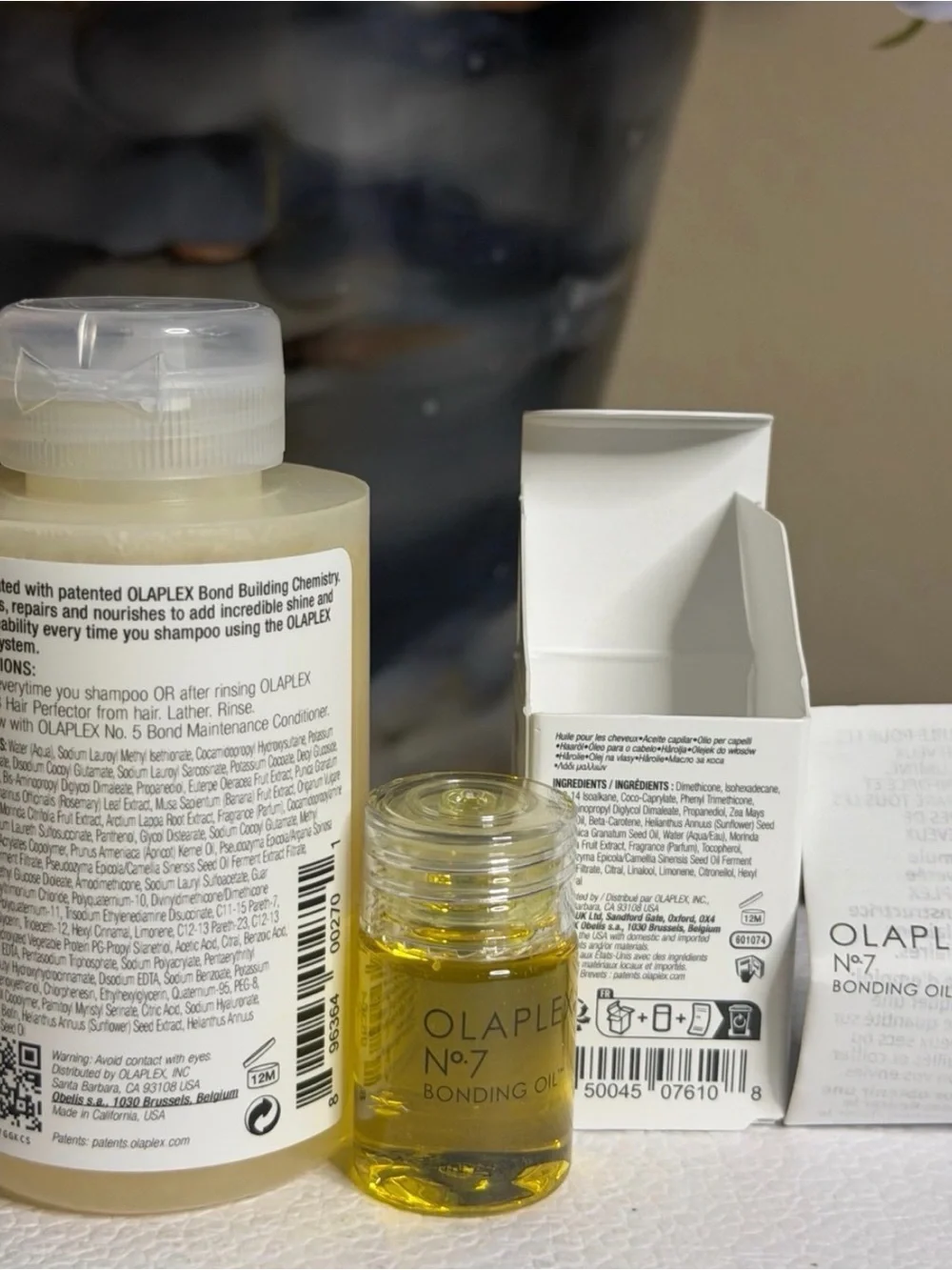 Olaplex No.4 Bond Maintenance Shampoo 100ml & No.7 Bonding Oil 7.5ml